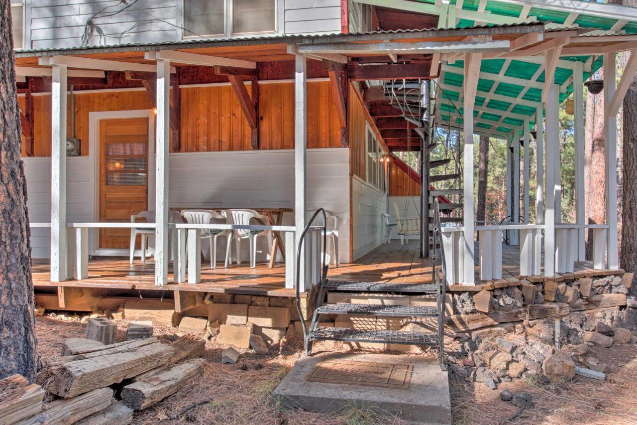 Ruidoso Cabin With Forest Views And Covered Porch المظهر الخارجي الصورة