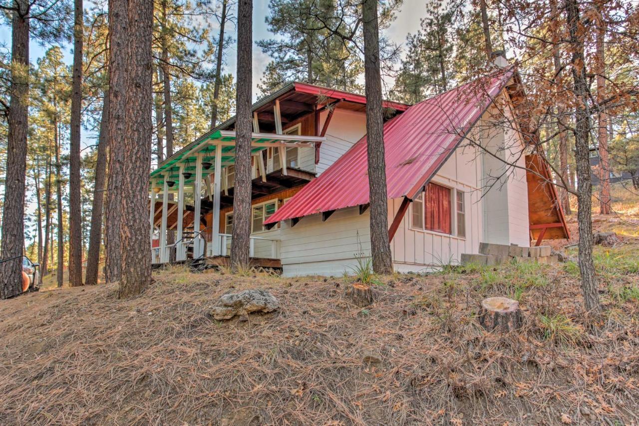 Ruidoso Cabin With Forest Views And Covered Porch المظهر الخارجي الصورة